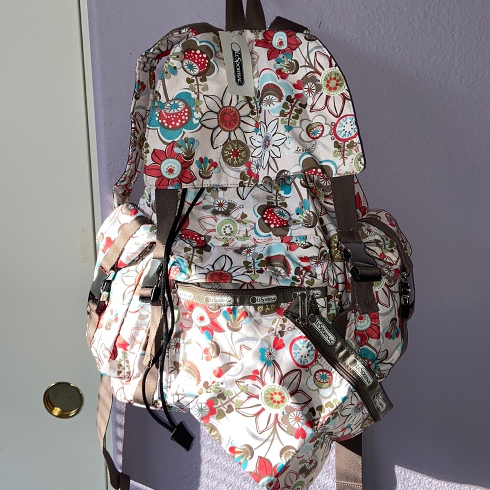 NWT LeSportsac Drew Bouquet Backpack